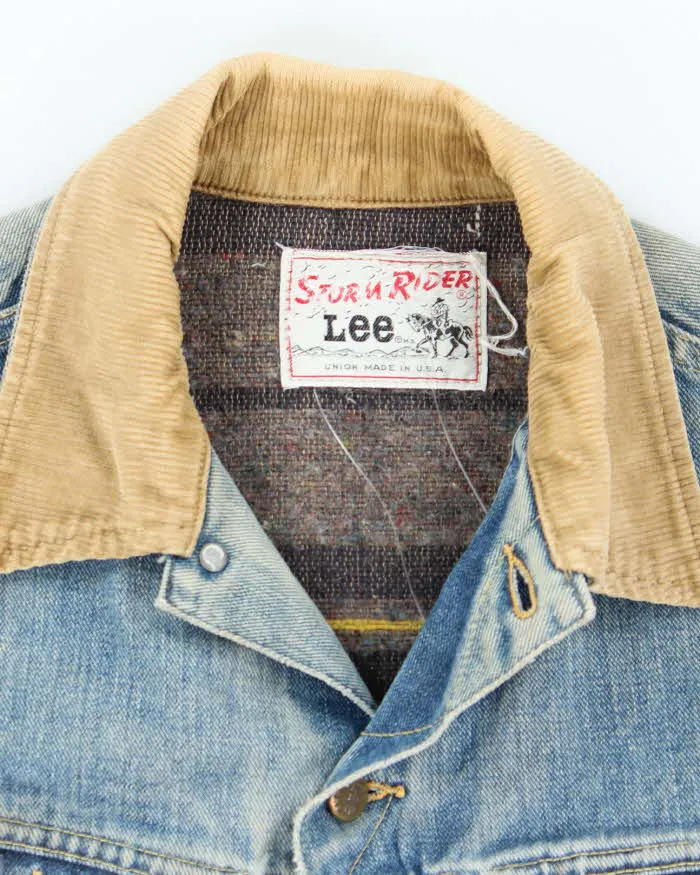 Vintage Lee Strom Rider Faded Medium Wash Denim Jacket - M sold by Rokit product image thumbnail 5