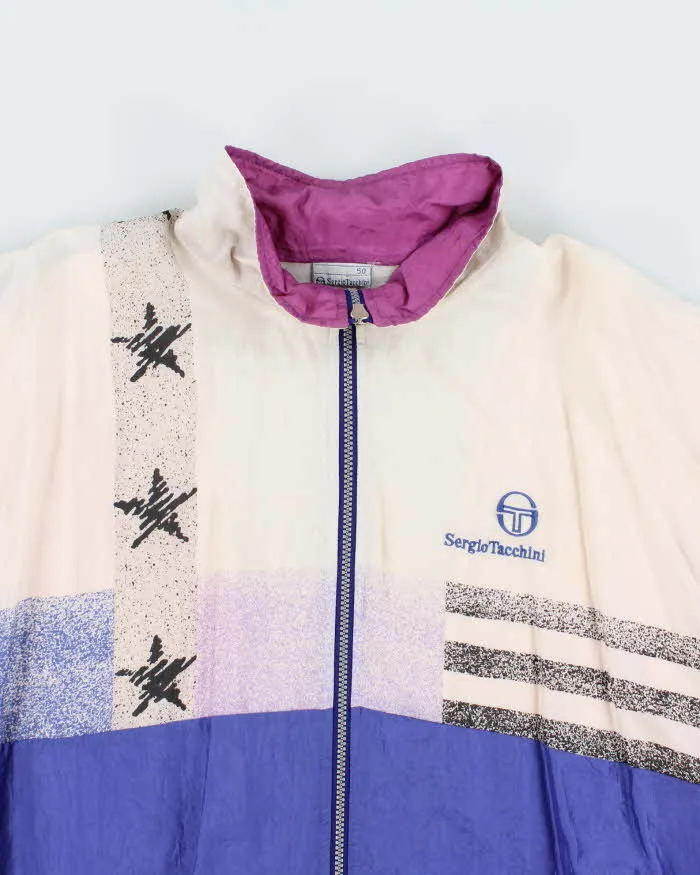 Vintage 90's Sergio Tacchini Shell Patterned Track Jacket - L sold by Rokit product image thumbnail 3