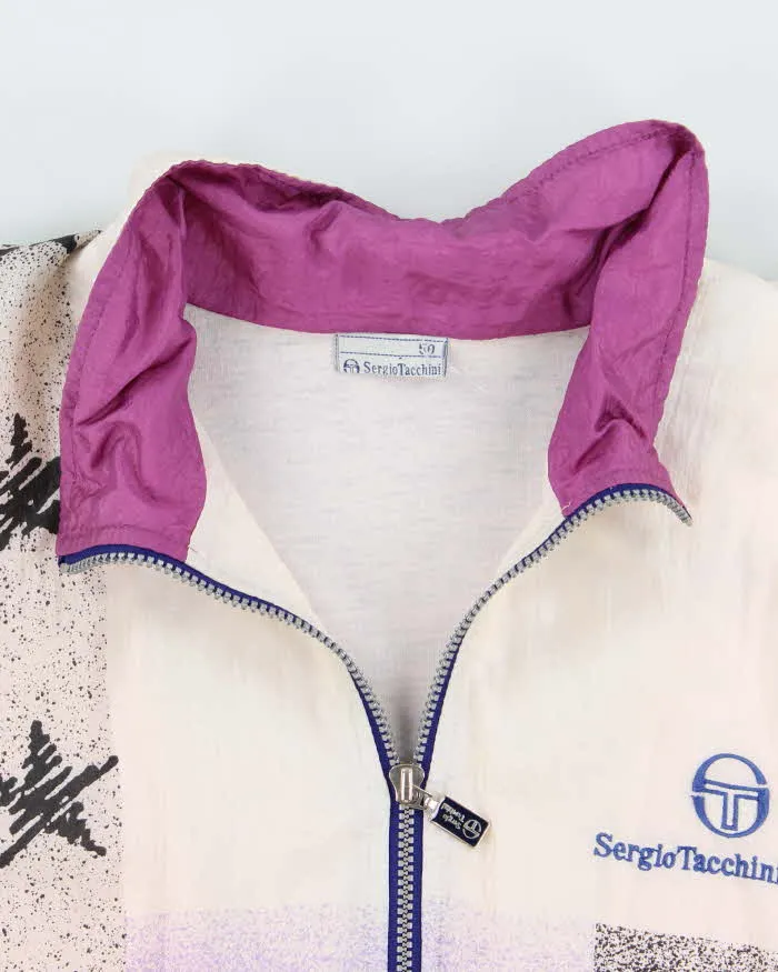 Vintage 90's Sergio Tacchini Shell Patterned Track Jacket - L sold by Rokit product image thumbnail 5