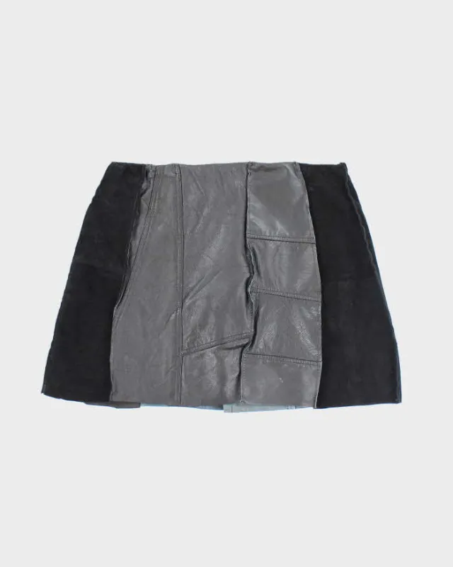 Rokit Originals Lindsay Leather Rework Mini Skirt - S sold by Rokit