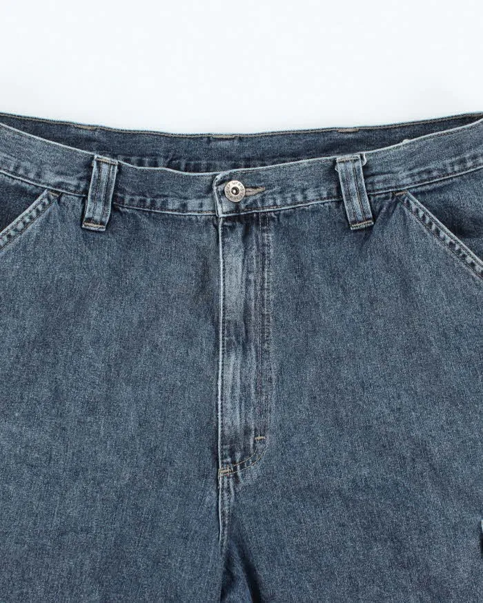 Vintage Y2K Wrangler Dark Wash Cargo Denim Shorts - W32 L9 sold by Rokit product image thumbnail 4