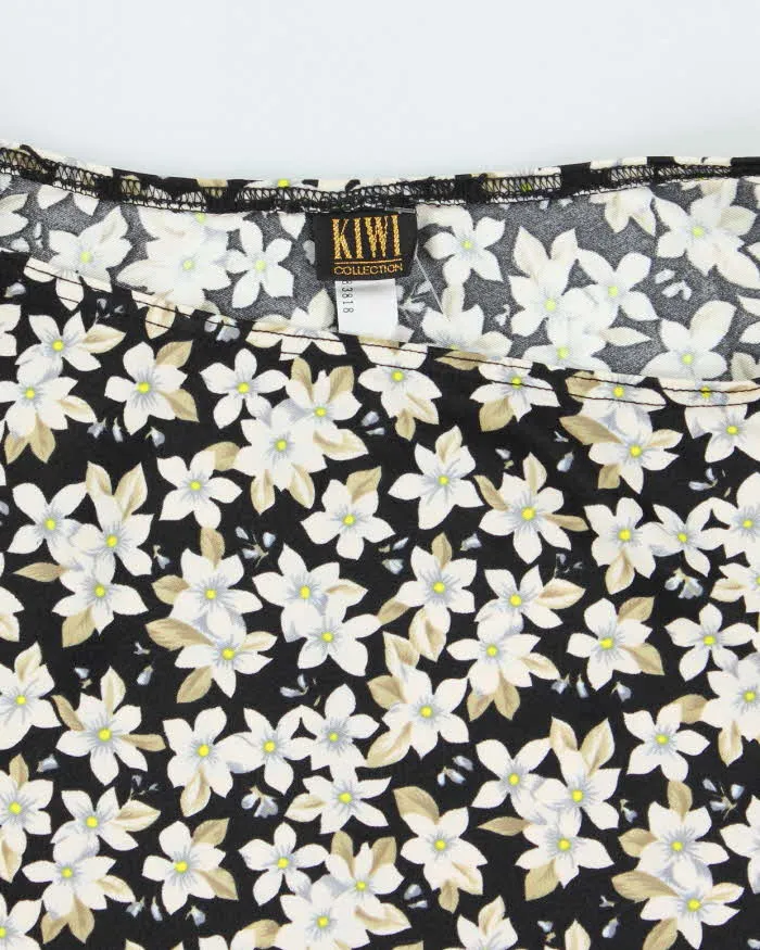 Vintage 90s Kiwi Collection Floral Skirt - S sold by Rokit product image thumbnail 3