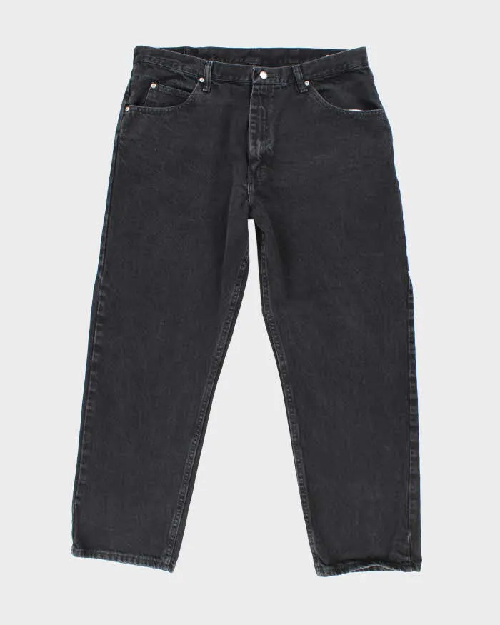 Vintage Wrangler Black Wash Relaxed Fit Jeans - W34 L28 sold by Rokit