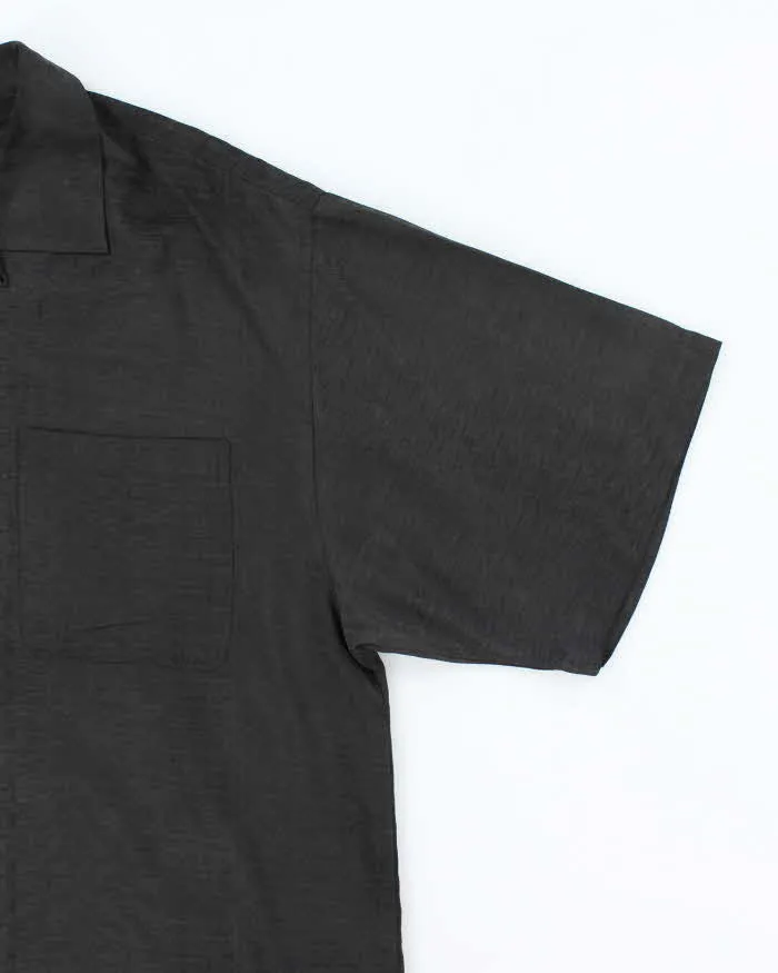 Vintage Tommy Bahama Embroidered Pin Up Girl Hawaiian Shirt - XL sold by Rokit product image thumbnail 4