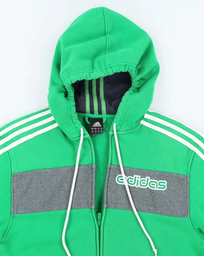 Vintage 2000's Adidas Three Striped Zip Up Hoodie - M sold by Rokit product image thumbnail 3