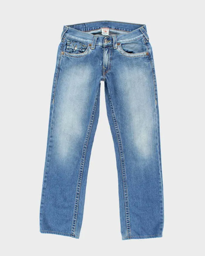 Vintage Y2K True Religion Straight Leg Medium Wash Jeans - W30 L28 sold by Rokit