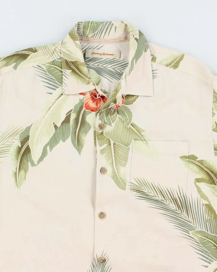 Vintage Tommy Bahama Embossed Silk Hawaiian Shirt - S sold by Rokit product image thumbnail 3