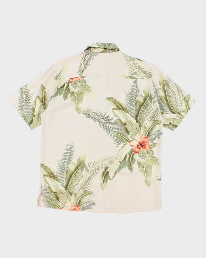 Vintage Tommy Bahama Embossed Silk Hawaiian Shirt - S sold by Rokit product image thumbnail 2
