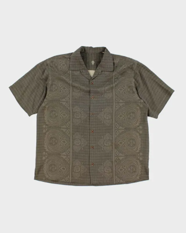 Vintage Tommy Bahama Patterned Silk Hawaiian Shirt - XL sold by Rokit