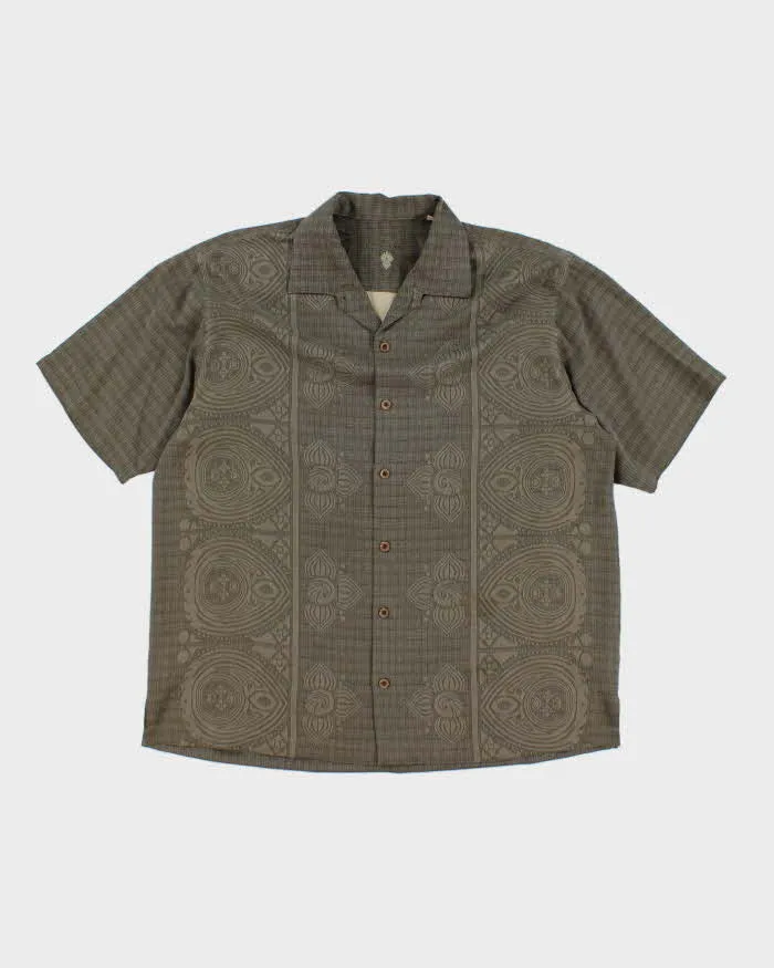 Vintage Tommy Bahama Patterned Silk Hawaiian Shirt - XL sold by Rokit