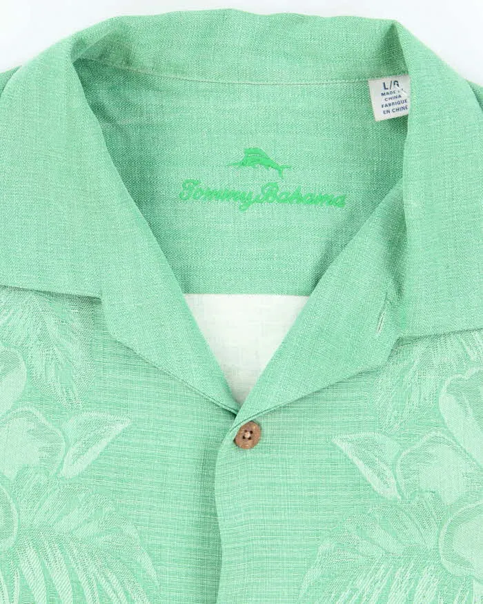 Vintage Tommy Bahama Floral Print Oversized Silk Shirt - L sold by Rokit product image thumbnail 5