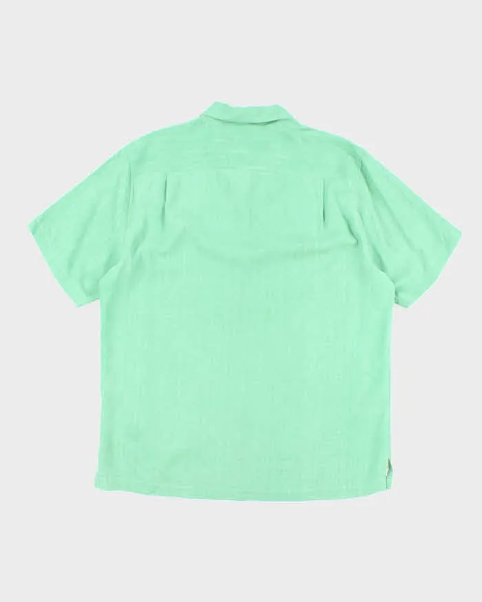 Vintage Tommy Bahama Floral Print Oversized Silk Shirt - L sold by Rokit product image thumbnail 2