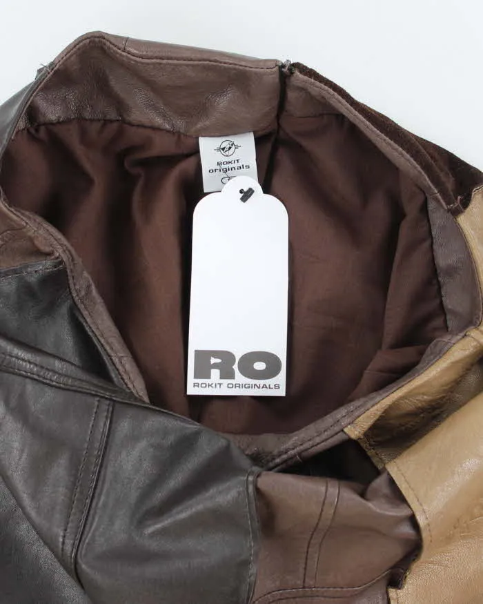 Rokit Originals Lindsay Leather Rework Mini Skirt - M sold by Rokit product image thumbnail 3