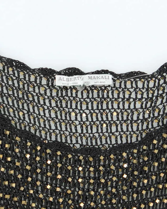 Vintage Y2k 00s Alberto Makali Crochet Beaded Top - M sold by Rokit product image thumbnail 5