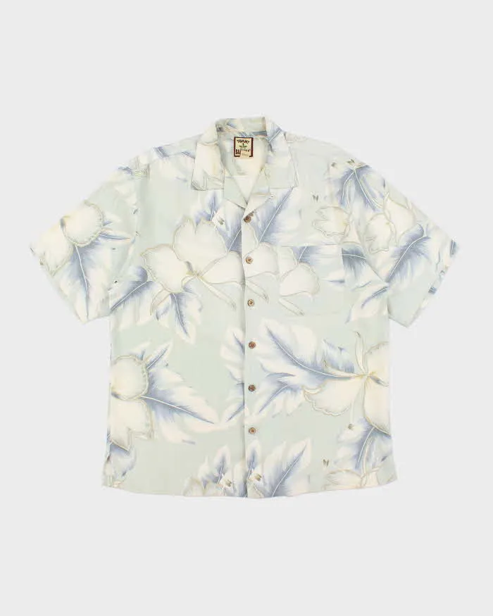 Vintage Tommy Bahama All Over Print Silk Hawaiian Shirt - M sold by Rokit