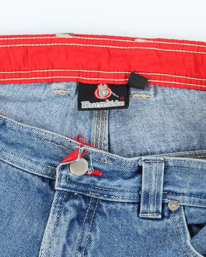 Vintage 2000's Burnside Medium Wash Denim Cargo Shorts - W34 L11 sold by Rokit product image thumbnail 5
