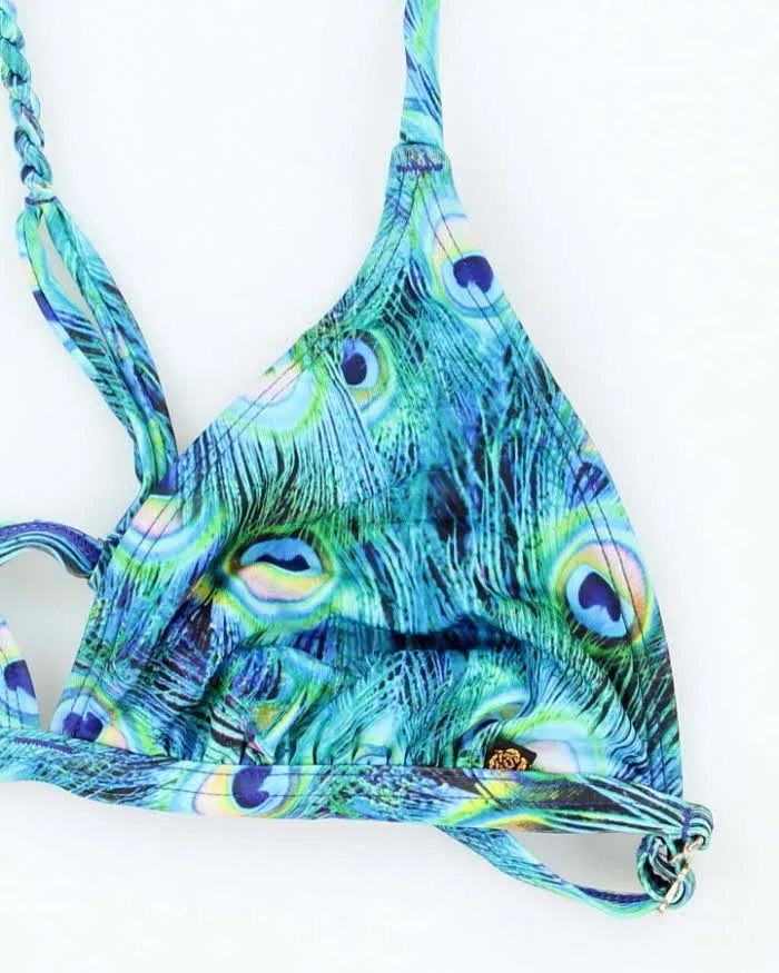 Vintage Y2k 00s La Vie En Rose Peacock Bikini Top - XS sold by Rokit product image thumbnail 3
