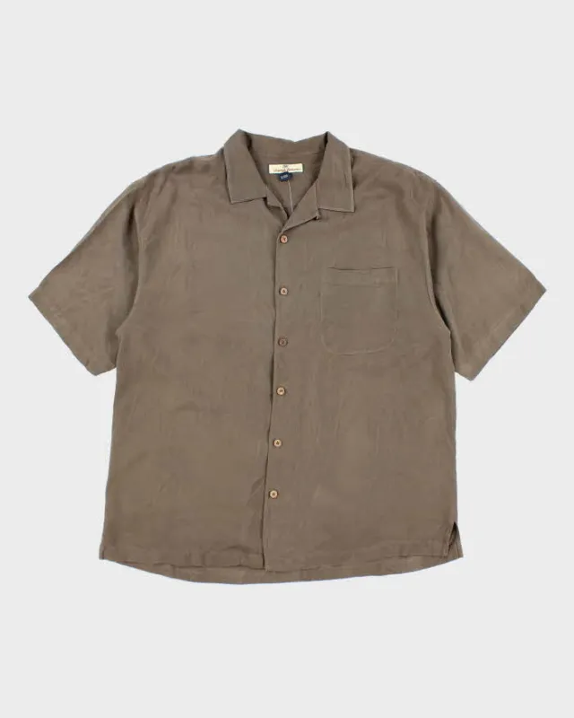 Vintage Tommy Bahama Palm Tree All Over Print Hawaiian Shirt - XL sold by Rokit