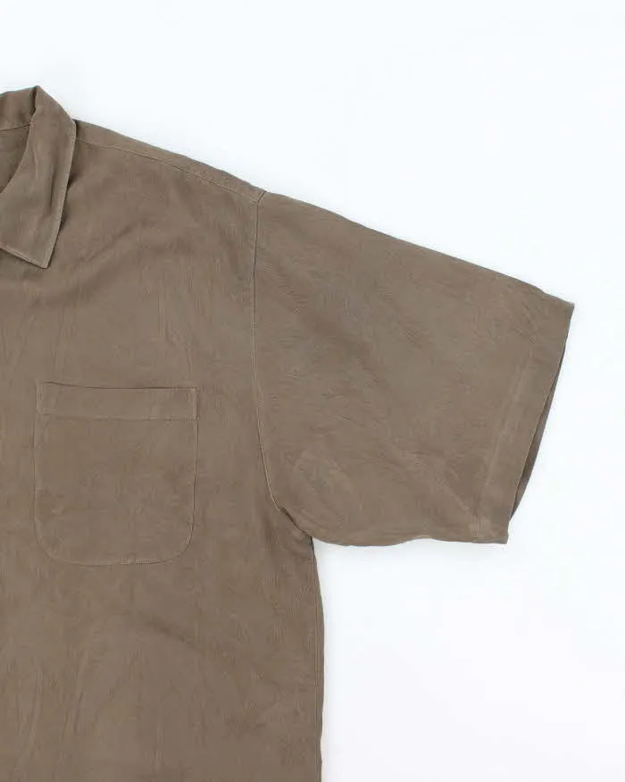 Vintage Tommy Bahama Palm Tree All Over Print Hawaiian Shirt - XL sold by Rokit product image thumbnail 4