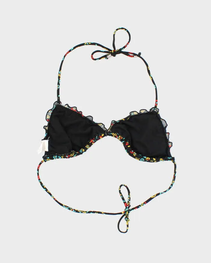 Vintage Y2k 00s Billabong Floral Ruffle Bikini Top - S sold by Rokit product image thumbnail 2