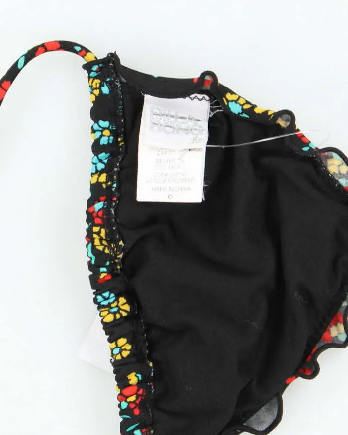 Vintage Y2k 00s Billabong Floral Ruffle Bikini Top - S sold by Rokit product image thumbnail 5