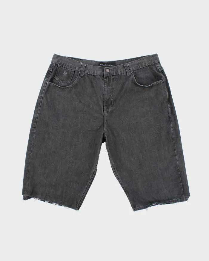 Vintage 2000's Rocawear Dark Grey Wash Baggy Denim Shorts - W40 L15 sold by Rokit
