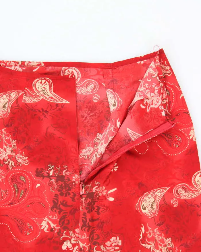Vintage 90s MM Style Paisley Pattern Skirt - XS sold by Rokit product image thumbnail 4