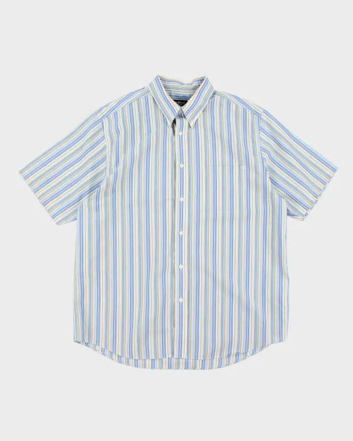 Vintage Eddie Bauer Striped Wrinkle Resistant Shirt - L sold by Rokit