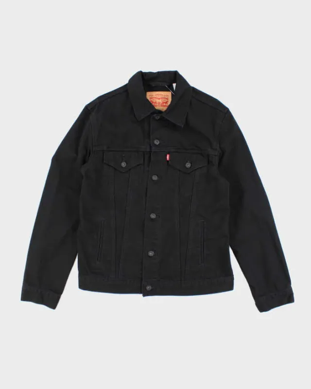 Vintage 2000's Levi's Black Wash Denim Jacket -  L sold by Rokit