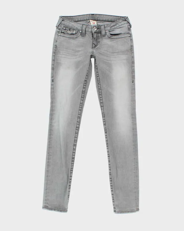 Vintage Y2k 00s True Religion Rhinestone Skinny Jeans - W29 L33 sold by Rokit