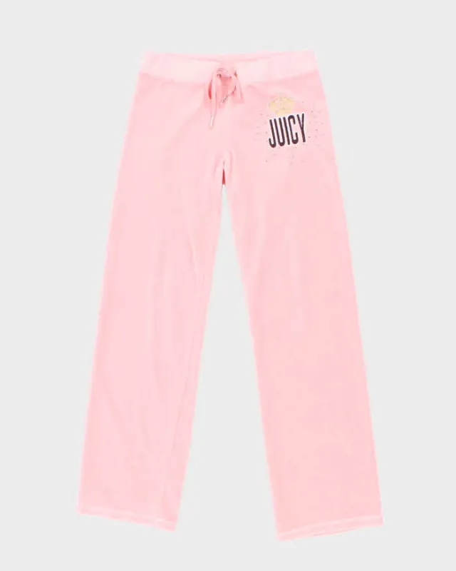 Vintage Y2k 00s Juicy Couture Velour Tracksuit Bottoms - L sold by Rokit