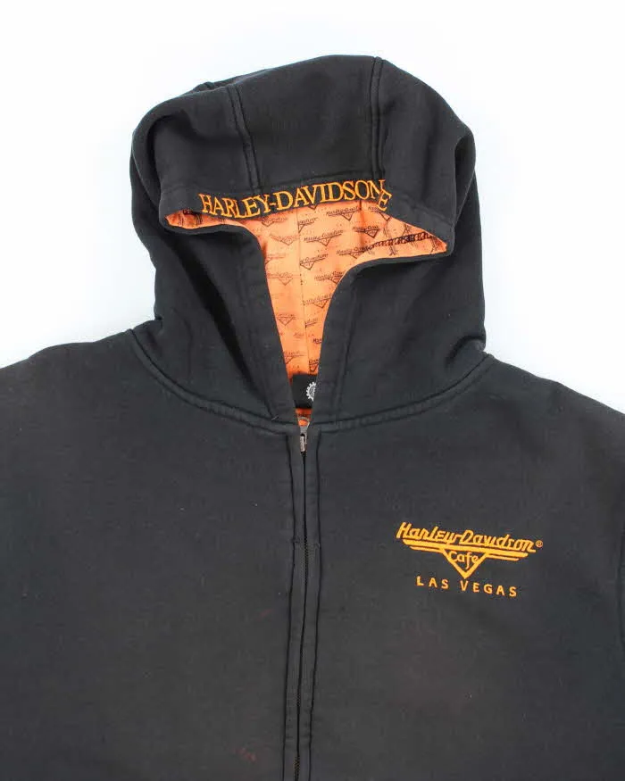Vintage 2000's Harley Davidson Embroidered Zip Up Hoodie - L sold by Rokit product image thumbnail 3