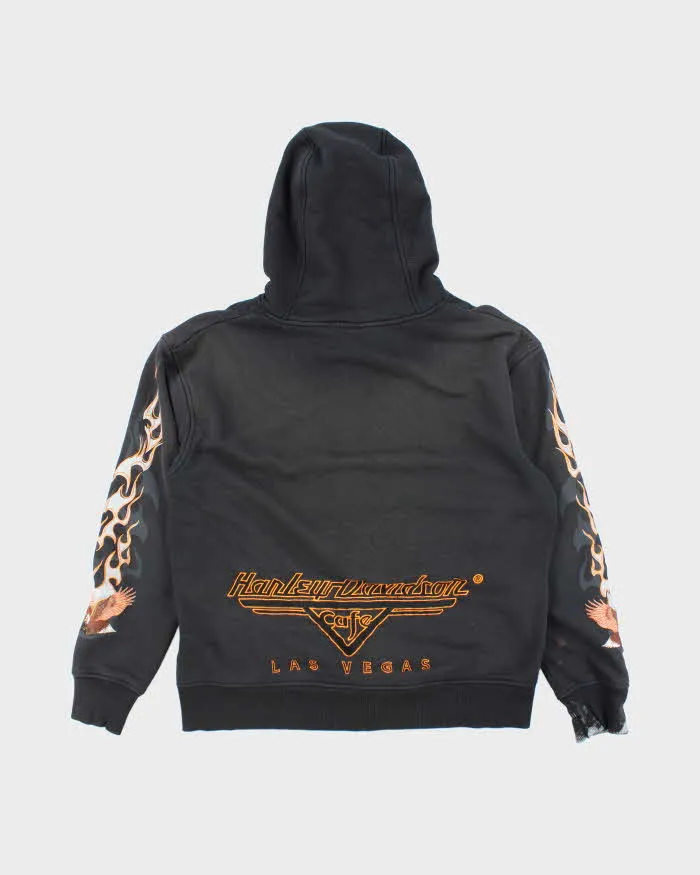 Vintage 2000's Harley Davidson Embroidered Zip Up Hoodie - L sold by Rokit product image thumbnail 2