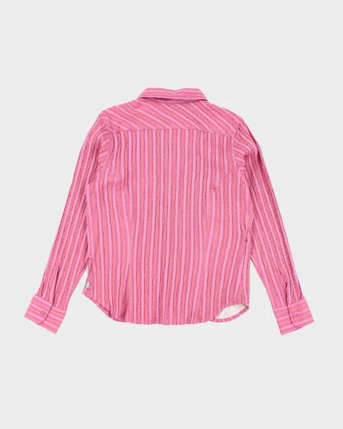 Vintage Y2k 00s The North Face Pink Long Sleeve Blouse - S sold by Rokit product image thumbnail 2