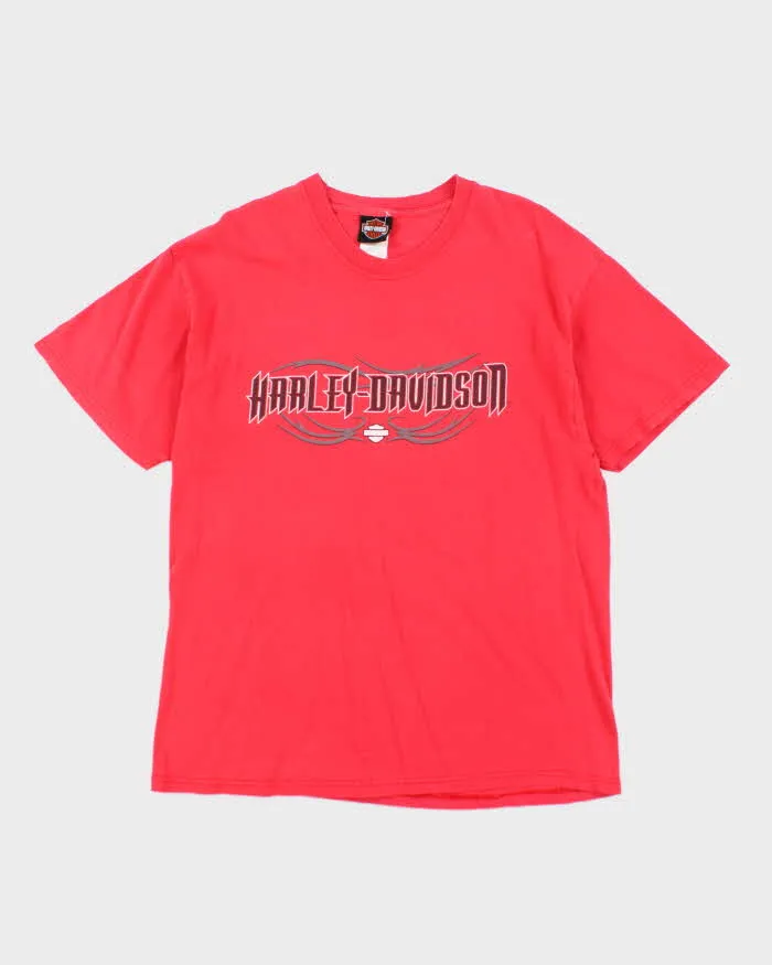Vintage 2000's Harley Davidson Spell Out Graphic T-Shirt - XL sold by Rokit