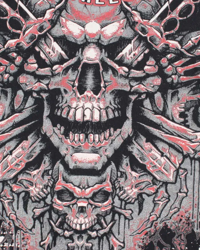 Vintage Y2K Death Clutch Gothic Style All Over Print T-Shirt - M sold by Rokit product image thumbnail 3