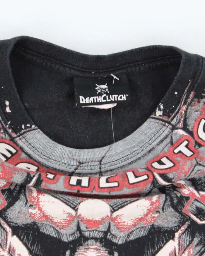Vintage Y2K Death Clutch Gothic Style All Over Print T-Shirt - M sold by Rokit product image thumbnail 5