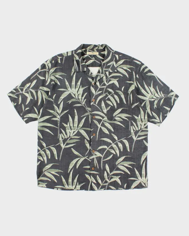 Vintage Tommy Bahama All Over Leaf Print Hawaiian Shirt - L sold by Rokit