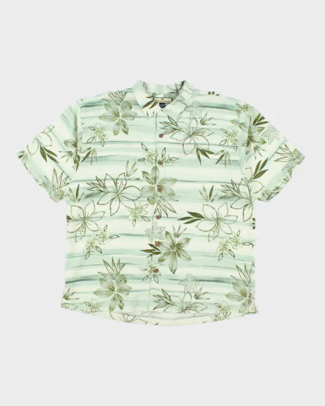 Vintage 90's Tommy Bahama All Over Print Floral Hawaiian Shirt - XL sold by Rokit