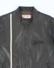 Vintage Y2K Etro Leather Zip Up Biker Style Jacket - M sold by Rokit