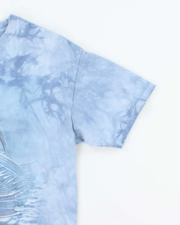 Vintage 2000's The Mountain Tie-Dye Wolf & Dragon Graphic T-Shirt - L sold by Rokit product image thumbnail 4