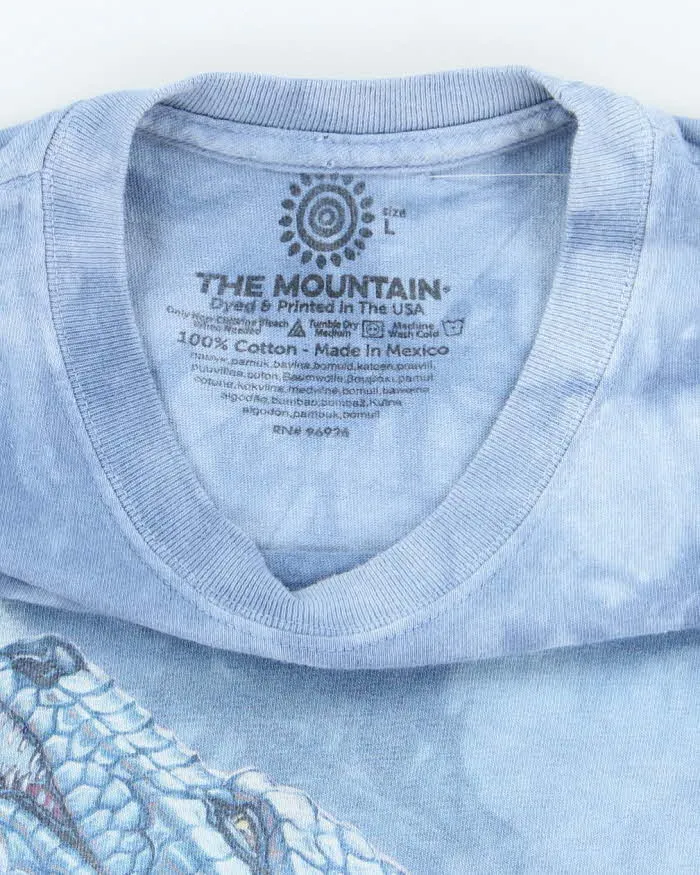 Vintage 2000's The Mountain Tie-Dye Wolf & Dragon Graphic T-Shirt - L sold by Rokit product image thumbnail 5