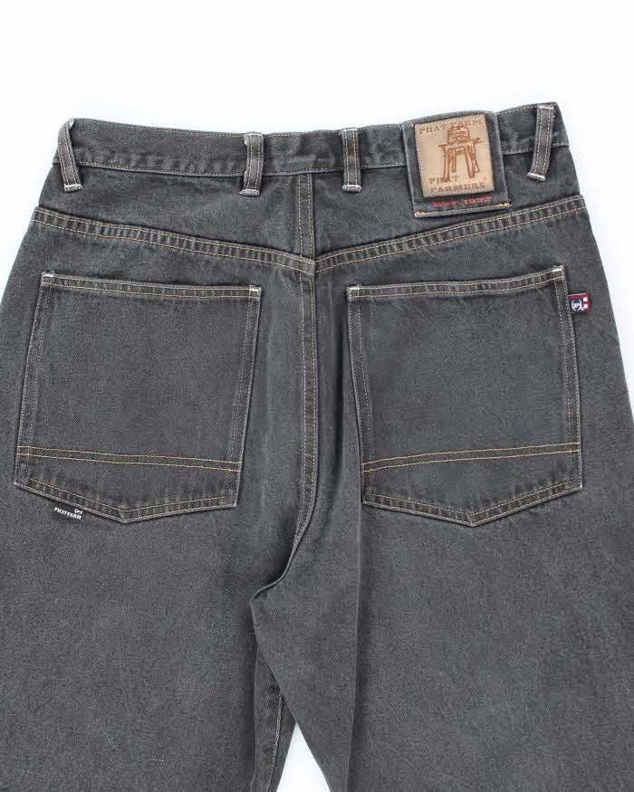 Vintage 2000's Phat Farm Wide Leg Grey Wash Jeans - W32 L31 sold by Rokit product image thumbnail 4