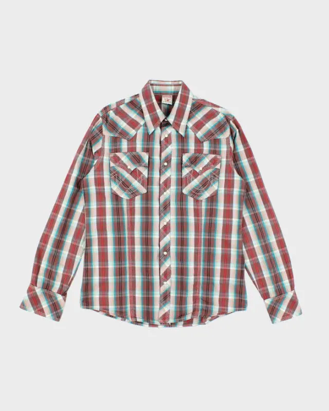 Vintage Y2k 00s True Religion Western Snap Button Shirt - XL sold by Rokit