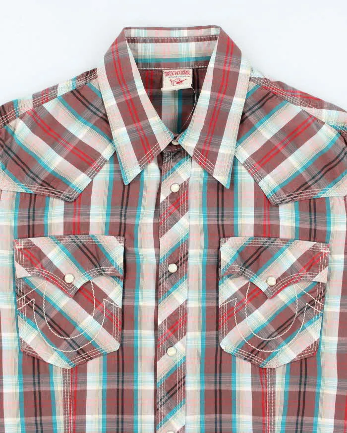 Vintage Y2k 00s True Religion Western Snap Button Shirt - XL sold by Rokit product image thumbnail 3