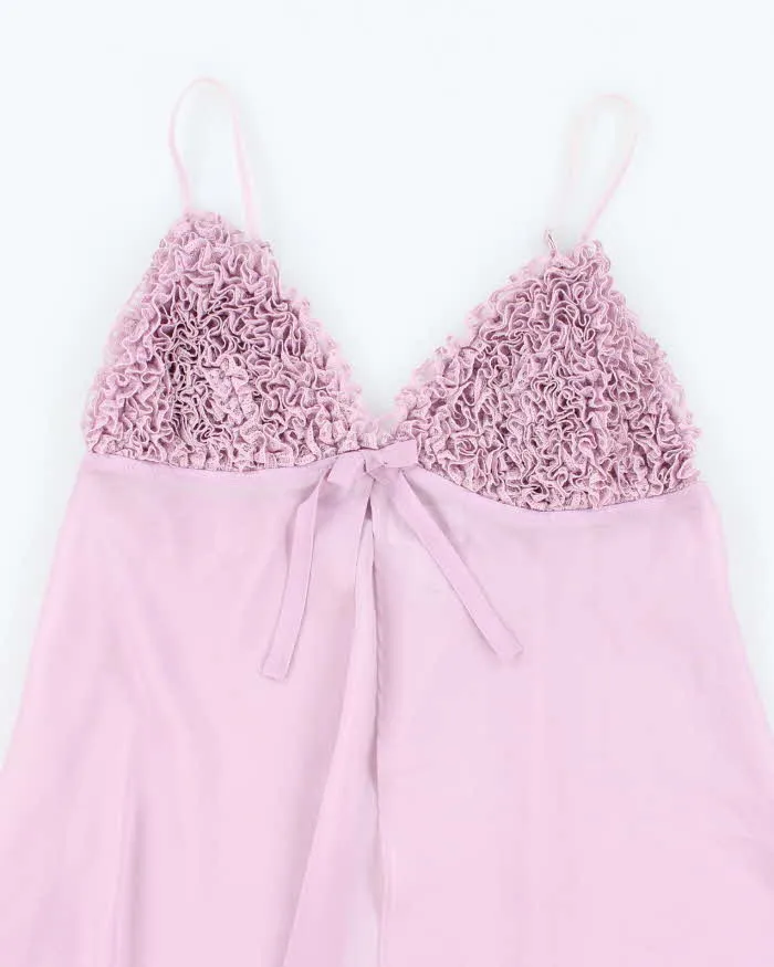 Vintage Y2k 00s La Senza Mesh Ruffle Cami - S sold by Rokit product image thumbnail 3