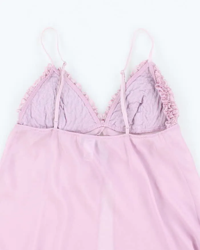 Vintage Y2k 00s La Senza Mesh Ruffle Cami - S sold by Rokit product image thumbnail 4