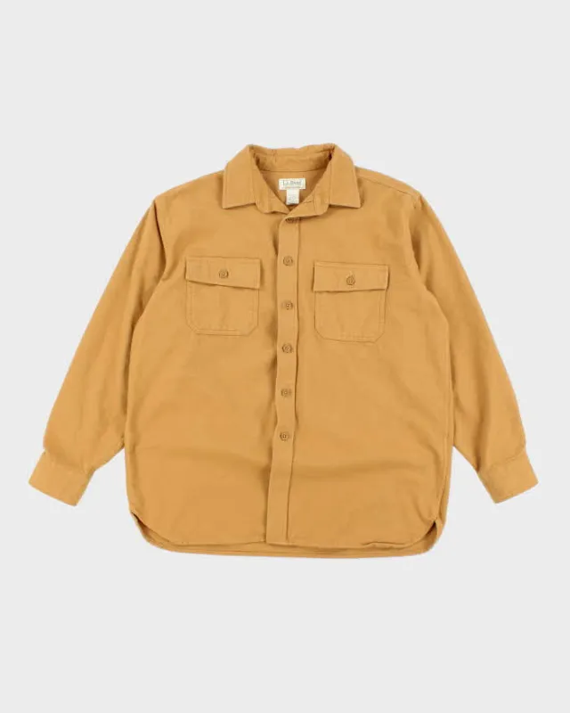 Vintage 90's L.L. Bean Heavyweight Button Up Flannel Shirt - L sold by Rokit