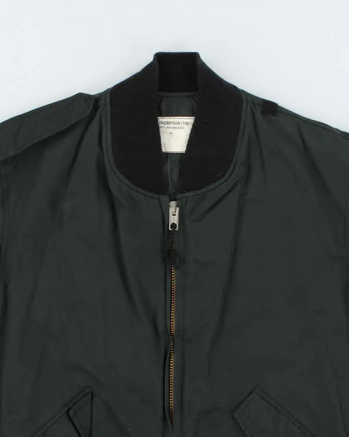 Vintage 90's Lightweight Military Style Bomber Jacket - L sold by Rokit product image thumbnail 3
