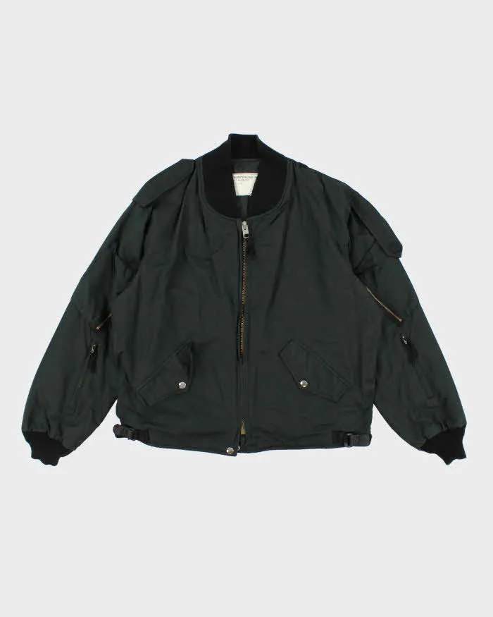 Vintage 90's Lightweight Military Style Bomber Jacket - L sold by Rokit